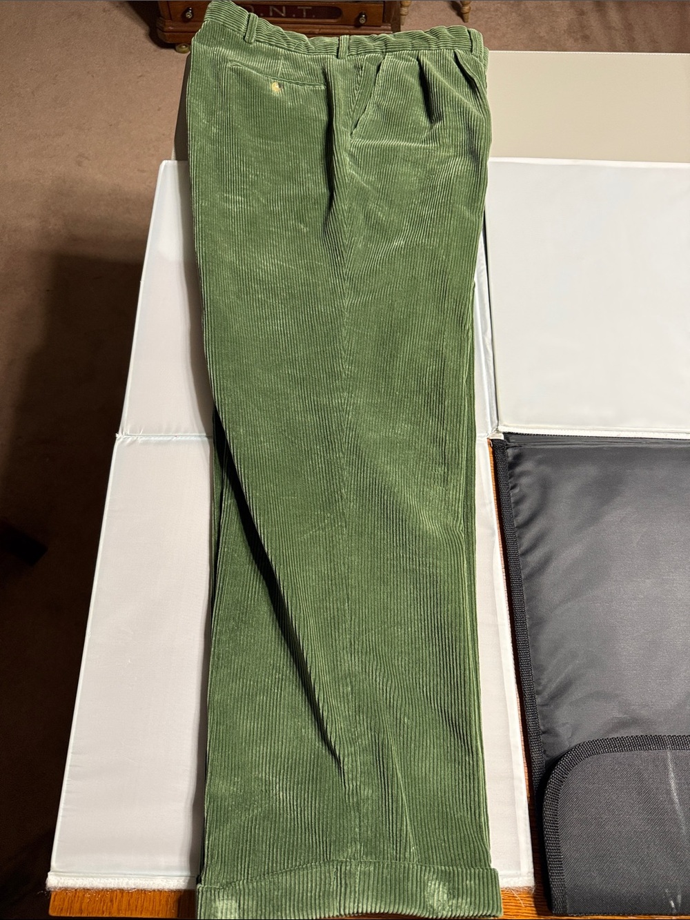 Vineyard Vines Olive Green Corduroy Trousers